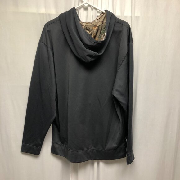 Ford Camouflage Logo Pullover Hoodie Mens Size Medium Gray - Picture 2 of 8